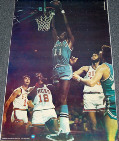 Bob McAdoo Buffalo Braves NBA Action Poster - Studio One SI 1974